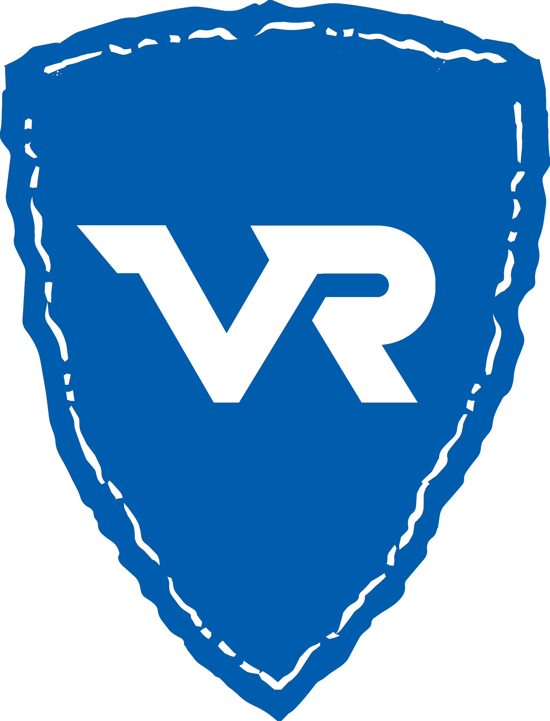 Vacation Races VR Arrowhead Logo Shield