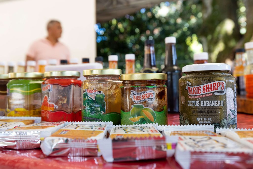 Marie Sharp's famous hot sauce tasting