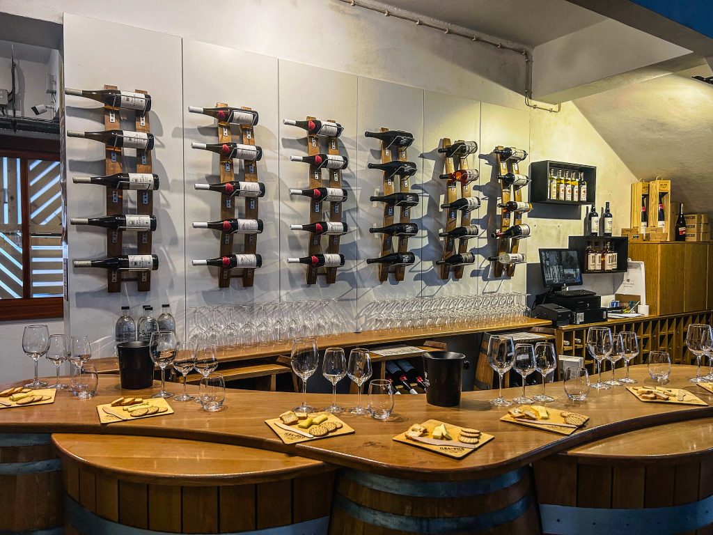 Wine tasting from volcanic vineyards on Faial in Portugal's Azores