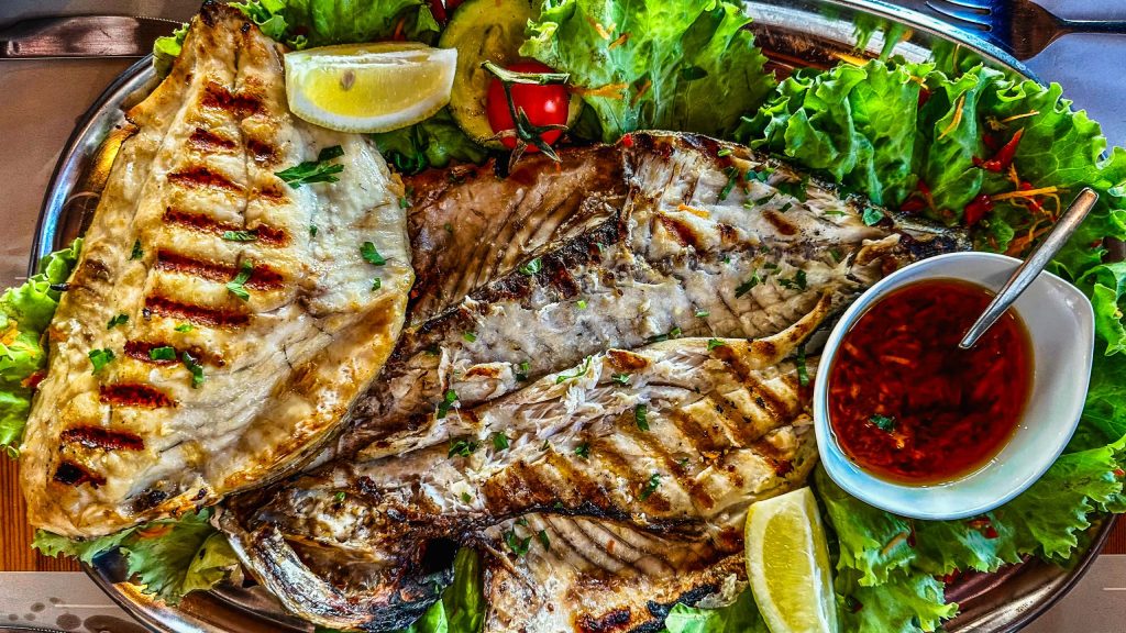 Enjoy fresh fish during your Portugal the Azores Global Adventure all-inclusive running trip