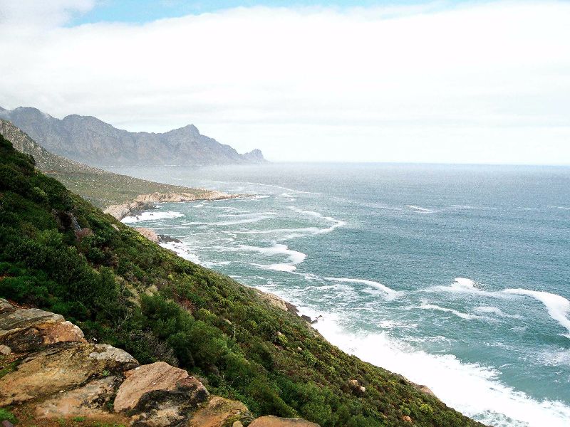 Robberg cliffside in South Africa