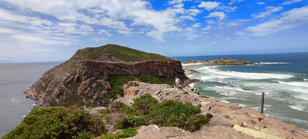 Robberg cliffside in South Africa